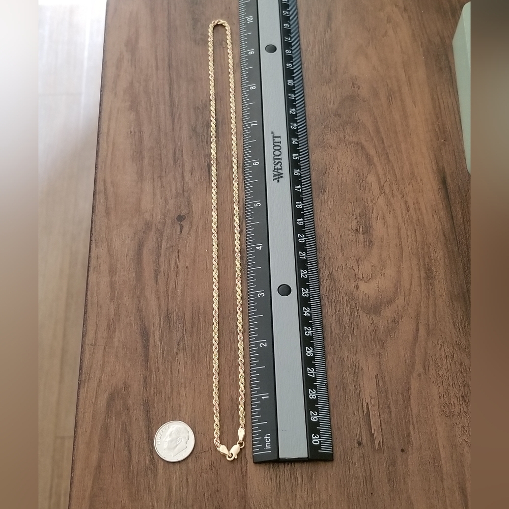 14K Gold Rope Chain - Picture 7 of 15
